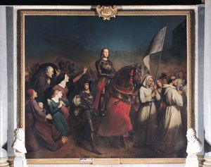 Vstup Johanky z Arku (1412-31) do Orleansu, 8. května 1429, 1843